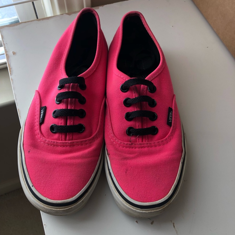 Used Hot pink vans